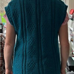 Teal Knit Women's Sweater